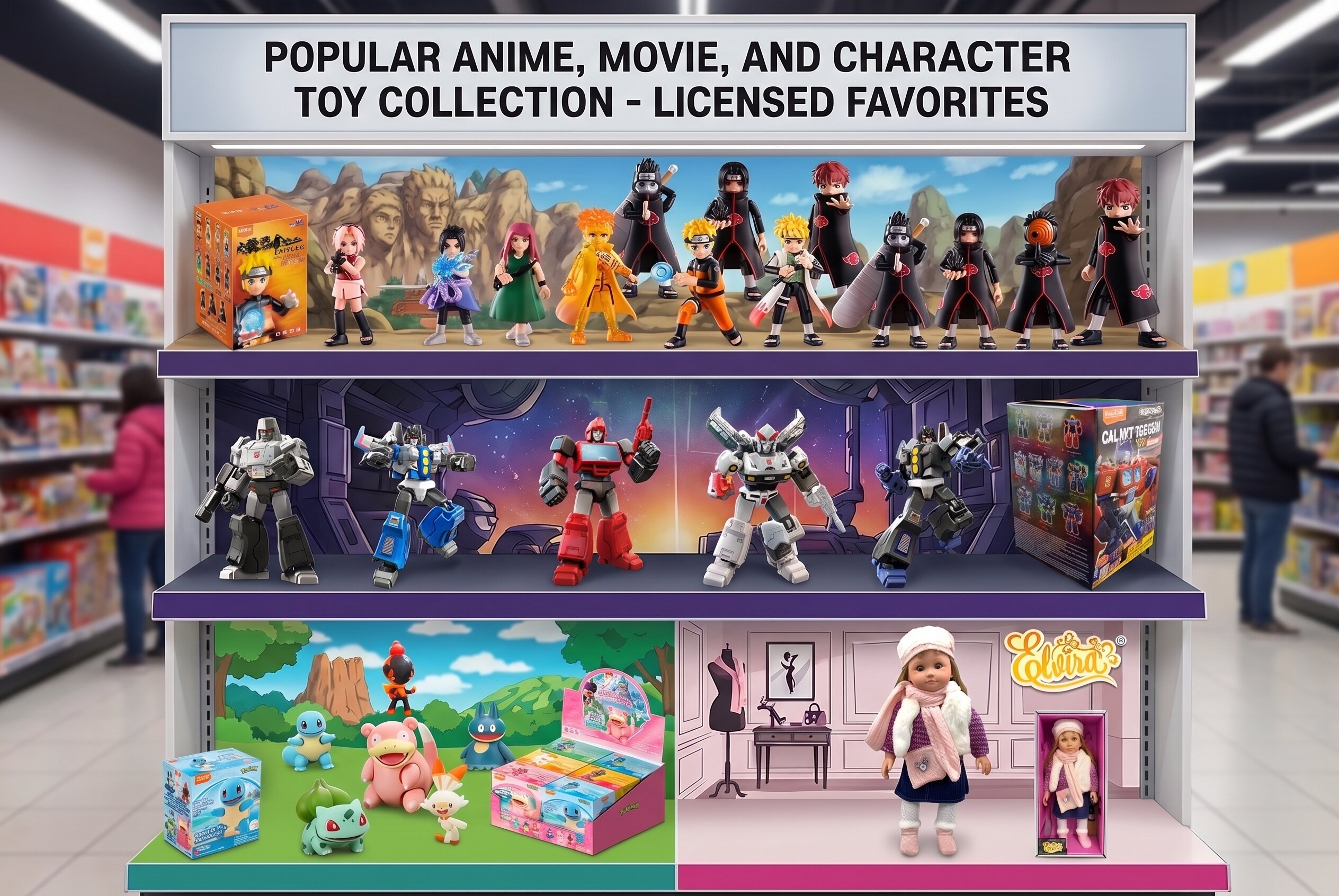 Licensed Toys from Popular Animation, Movies, and Characters
